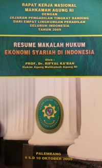 Resume Makalah Hukum Ekonomi Syariah di Indonesia