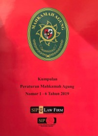 Kumpulan Peraturan Mahkamah Agung No. 1 - 6 Tahun 2019