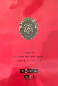 Kumpulan Peraturan Mahkamah Agung Nomor 1-5 Tahun 2020